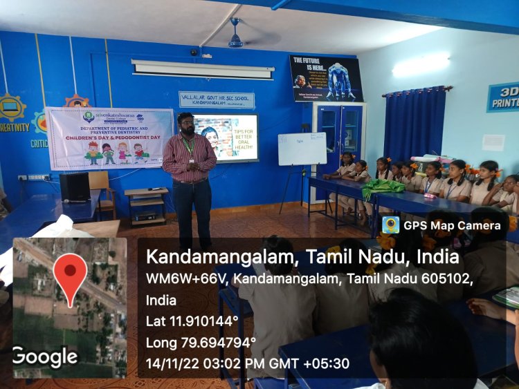 ISPPD “CHILDREN’S DAY (WEEK) CELEBRATION CONTEST” - Sri Venkateshwaraa Dental College