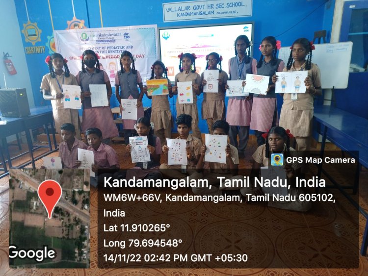 ISPPD “CHILDREN’S DAY (WEEK) CELEBRATION CONTEST” - Sri Venkateshwaraa Dental College