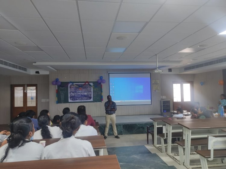 World Prosthodontist day - Sri Venkateshwaraa Dental College