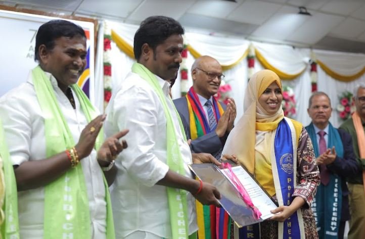 Proud to announce our Students got gold medal in pondicherry University.