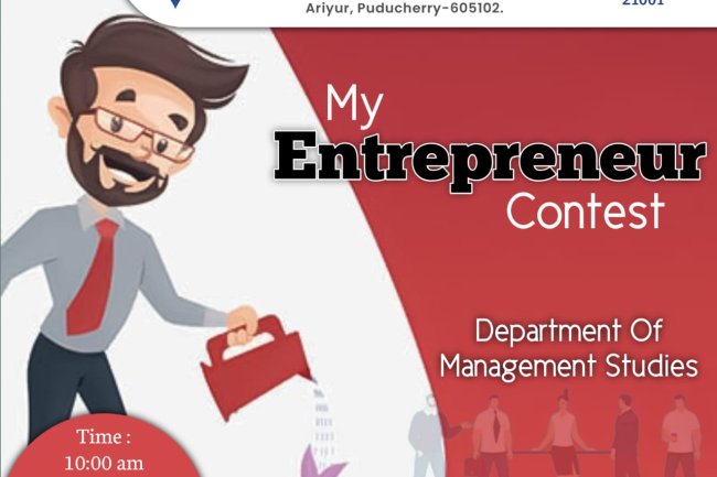 My Entrepreneur Contest on 8-4-2023 at SVCET