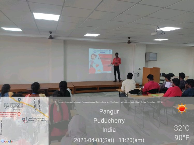 My Entrepreneur Contest on 8-4-2023 at SVCET