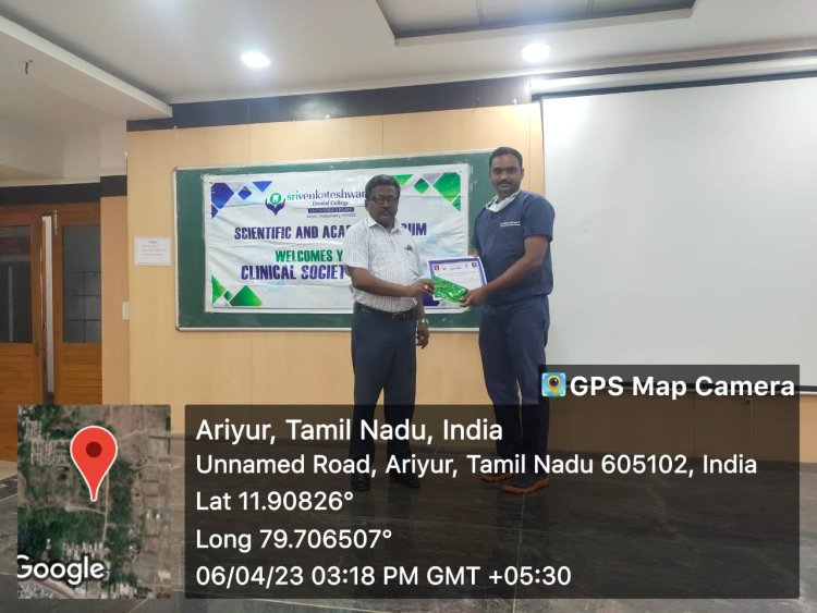 Clinical society meeting was held on 06.04.2023