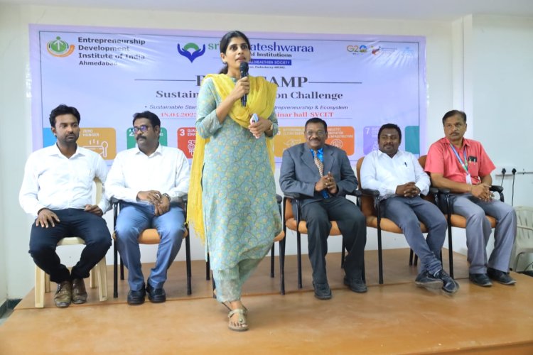 SVCET Organises bootcamp for National Level Hackathon in context with the Sustainaible  development on 18-4-2023