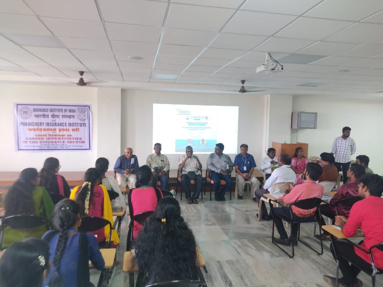 Seminar on "Career Opportunities in the Insurance Sector" for  MBA students
