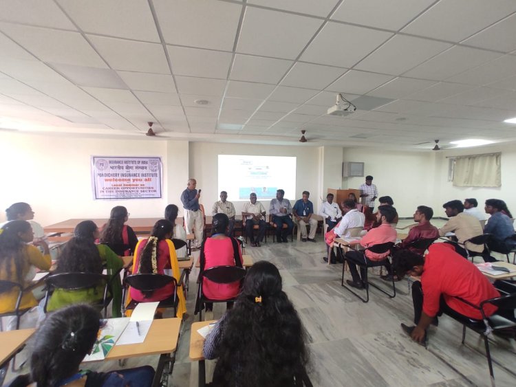 Seminar on "Career Opportunities in the Insurance Sector" for  MBA students