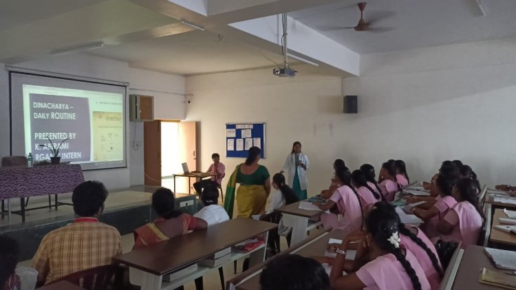 DEPARTMENT OF COMMUNITY HEALTH NURSING GUEST LECTURE - Indirani College of Nursing