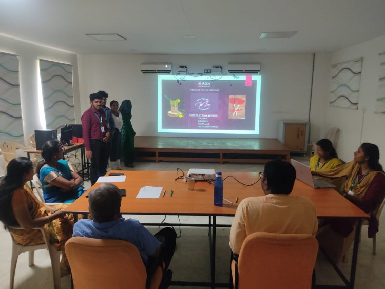 Department of Management Studies, SVCET, Ariyur has organised Idea pitching contest ( DOMS Activities)  for I MBA Students on 17th June 2023.