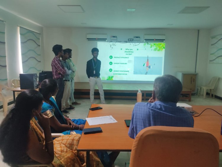 Department of Management Studies, SVCET, Ariyur has organised Idea pitching contest ( DOMS Activities)  for I MBA Students on 17th June 2023.