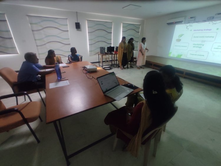 Department of Management Studies, SVCET, Ariyur has organised Idea pitching contest ( DOMS Activities)  for I MBA Students on 17th June 2023.