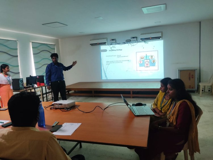 Department of Management Studies, SVCET, Ariyur has organised Idea pitching contest ( DOMS Activities)  for I MBA Students on 17th June 2023.