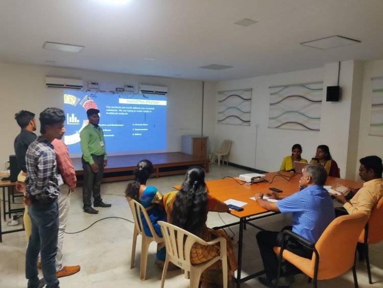 Department of Management Studies, SVCET, Ariyur has organised Idea pitching contest ( DOMS Activities)  for I MBA Students on 17th June 2023.