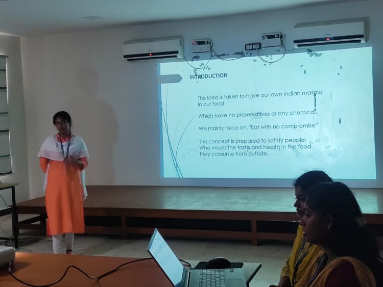 Department of Management Studies, SVCET, Ariyur has organised Idea pitching contest ( DOMS Activities)  for I MBA Students on 17th June 2023.
