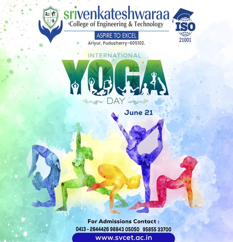 YOGA DAY PROGRAMME ON 21-6-2023 AT SVCET WITH ISHA FOUNDATIONS, COIMBATORE