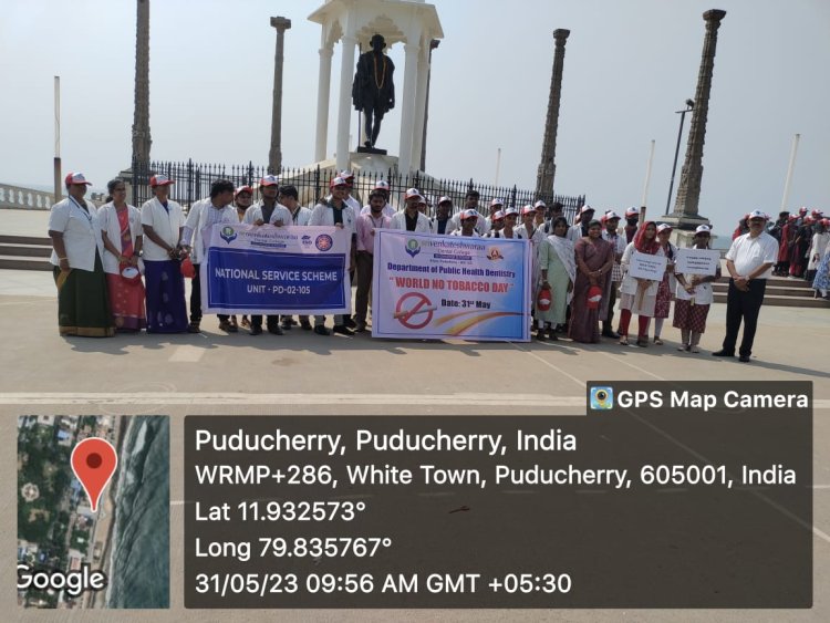 World No Tobacco Day - Sri Venkateshwaraa Dental College