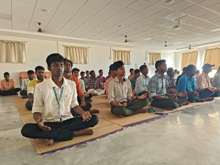 YOGA DAY PROGRAMME ON 21-6-2023 AT SVCET WITH ISHA FOUNDATIONS, COIMBATORE