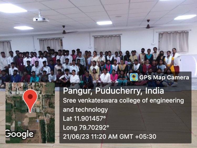 YOGA DAY PROGRAMME ON 21-6-2023 AT SVCET WITH ISHA FOUNDATIONS, COIMBATORE