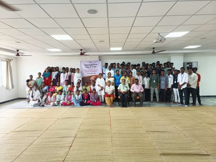 YOGA DAY PROGRAMME ON 21-6-2023 AT SVCET WITH ISHA FOUNDATIONS, COIMBATORE