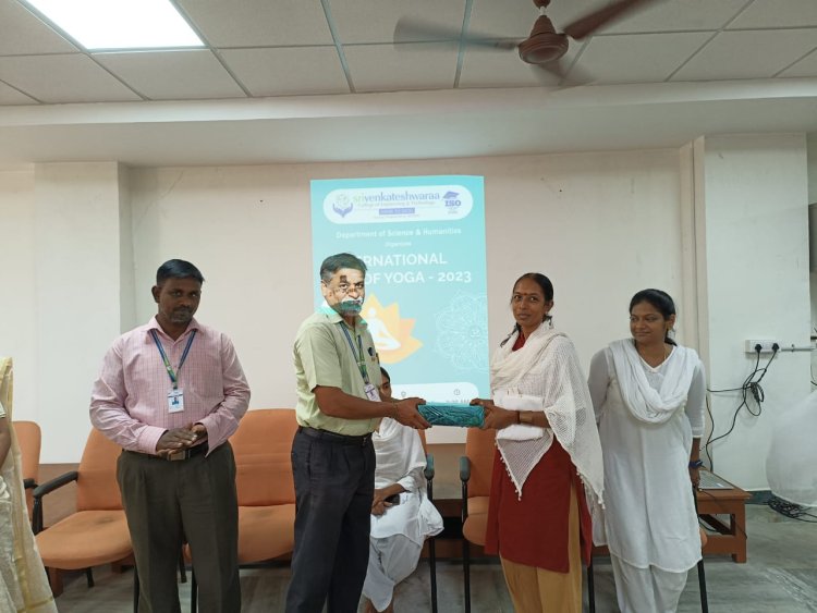 YOGA DAY PROGRAMME ON 21-6-2023 AT SVCET WITH ISHA FOUNDATIONS, COIMBATORE
