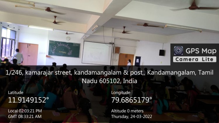 REPORT ON WORLD TUBERCULOSIS DAY -2022 (Indirani College of Nursing)