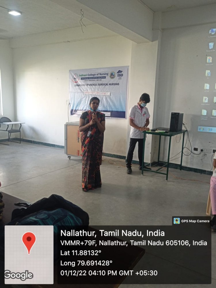 World AIDS Day-Indirani College of Nursing