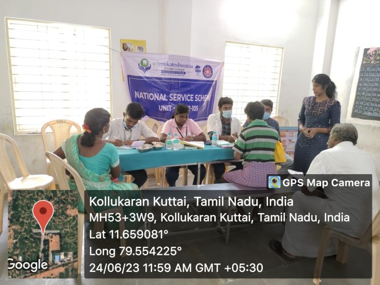 100th Birthday celebration of Dr. Karunanidhi - DENTAL CAMP