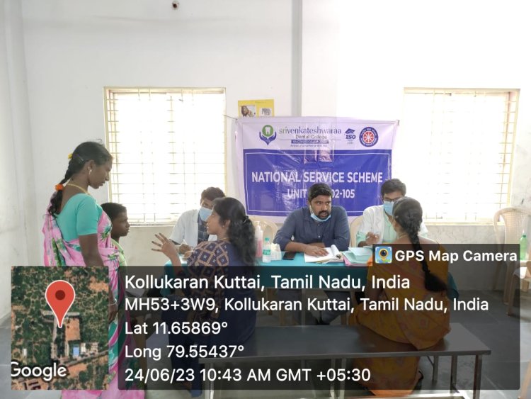 100th Birthday celebration of Dr. Karunanidhi - DENTAL CAMP