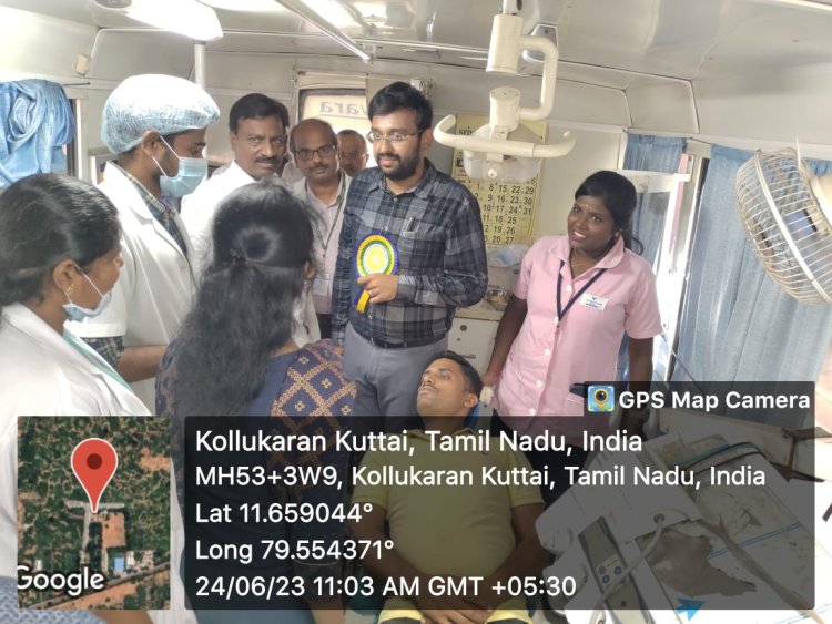 100th Birthday celebration of Dr. Karunanidhi - DENTAL CAMP