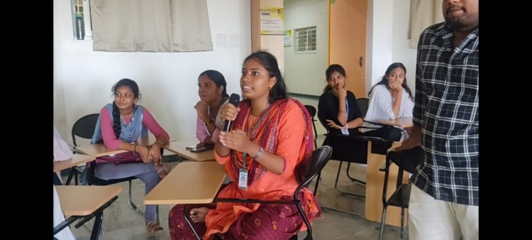 SVCET, Ariyur has organised Vaanga Tamizh Pesalam for I MBA Students on 8-7-2023