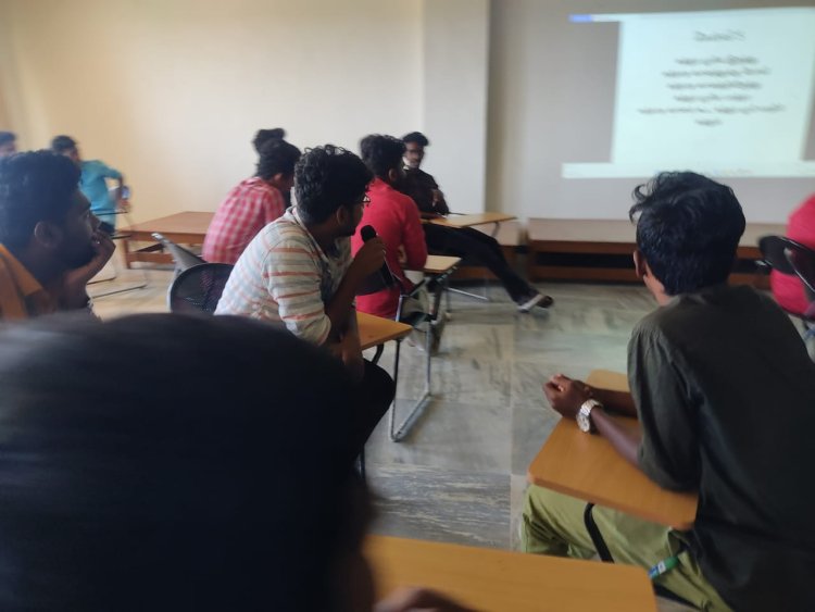 SVCET, Ariyur has organised Vaanga Tamizh Pesalam for I MBA Students on 8-7-2023