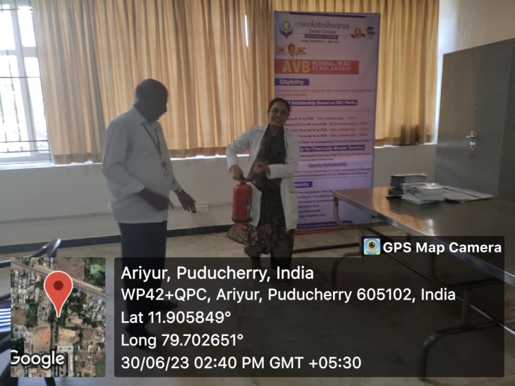 Program on FIRE EXTINGUISHERS – 2023