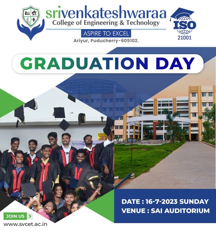 SVCET GRADUATION DAY 2016-2020 III BATCH ON 16-7-2023
