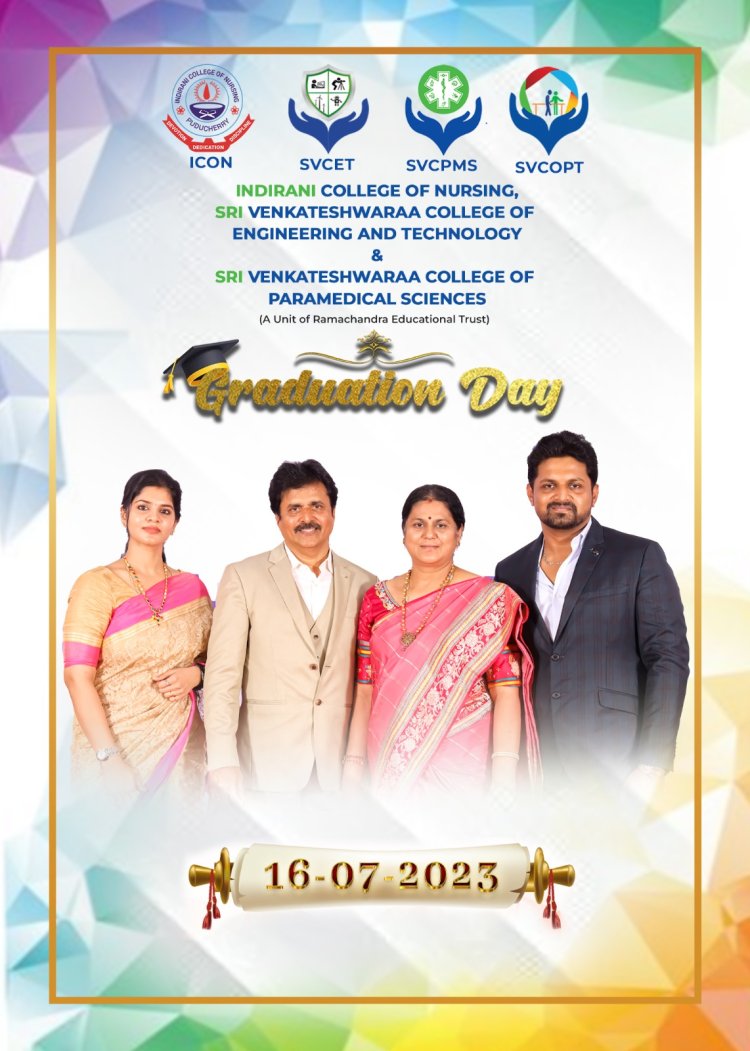 SVCET GRADUATION DAY 2016-2020 III BATCH ON 16-7-2023