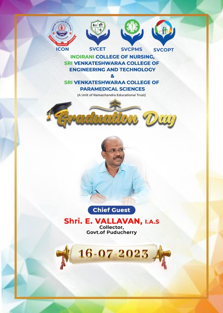 SVCET GRADUATION DAY 2016-2020 III BATCH ON 16-7-2023