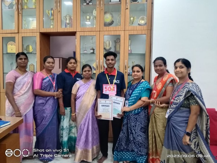 RRC RED RUN COMPETITION– MR. S. PRAVIN B. SC NURSING II YEAR – HOLDS  SEVENTH PLACE IN STATE MARATHON