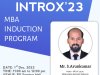 MBA INDUCTION PROGRAMMES ON CAREER DEVELOPMENT  FOR MBA STUDENTS