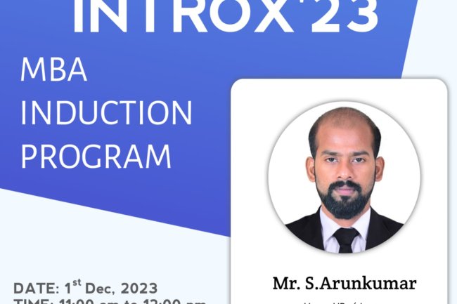 MBA INDUCTION PROGRAMMES ON CAREER DEVELOPMENT  FOR MBA STUDENTS