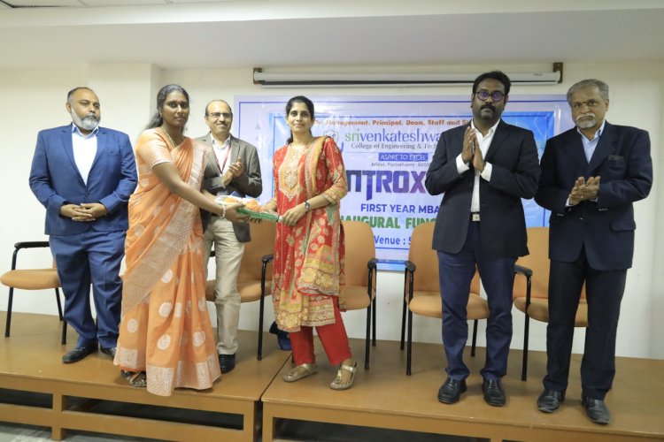 MBA II BATCH INAUGURATION HELD ON 30-11-2023 AT SVCET CAMPUS