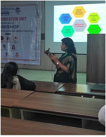 CDE PROGRAM ON “EFFECTIVE DOCTOR -PATIENT COMMUNICATION SKILL IN DENTISTRY”