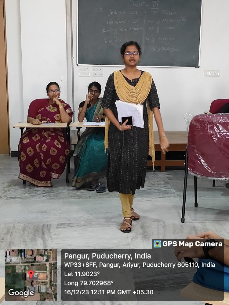 MBA Dept, SVCET  organized a Scamper for I Year  MBA Students   