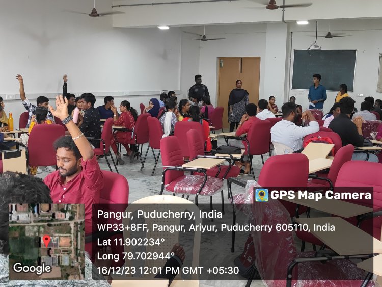 MBA Dept, SVCET  organized a Scamper for I Year  MBA Students   