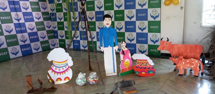 PONGAL CELEBRATION 2024 AT SVCET CAMPUS