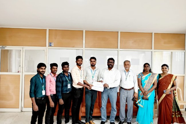 SVCET I YEAR MBA STUDENTS HAVE BAGGED FIRST PRIZE RS.2000 AT REJOUR FESTIVAL CONDUCTED AT PONDICHERRY TECHNOLOGICAL UNIVERSITY