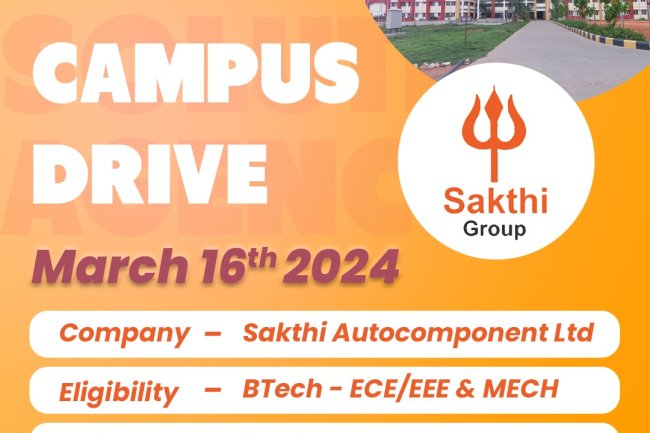 Placement Drives during January to March 2024 at SVCET