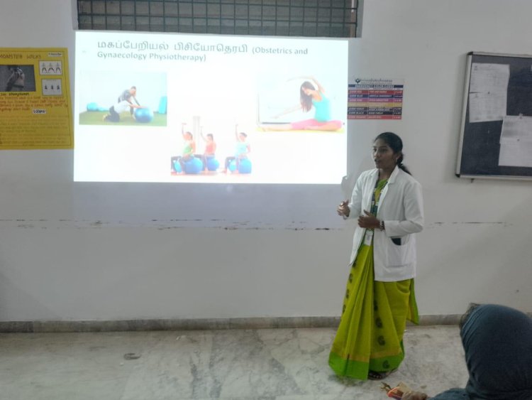  Dept Of Physiotherapy Organised The Women’s Health Awareness Programme 
