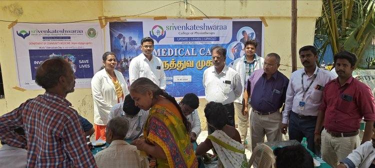 Medical camp at Valavanur taluk Siruvanthadu village organized by SVCOPT & SVMCH
