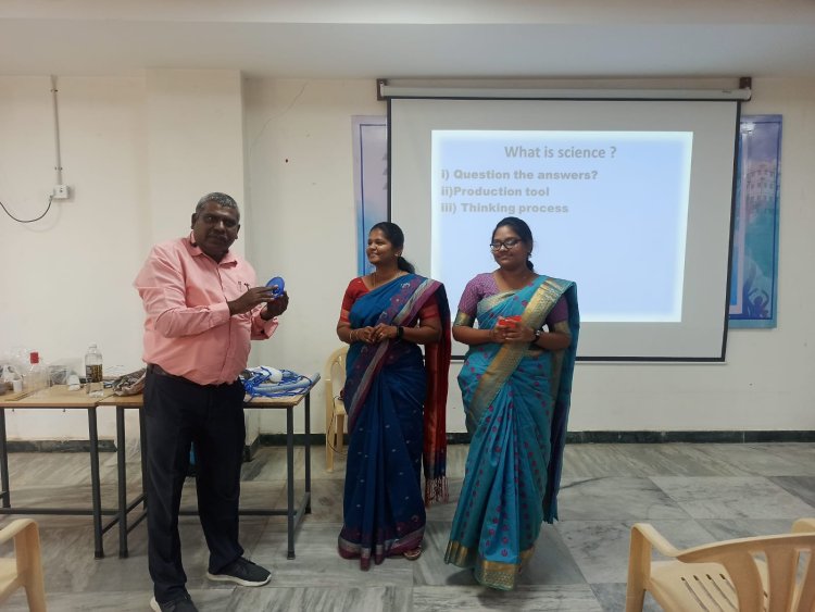 SVCET DST 2 DAYS WORKSHOP FOR SCHOOL TEACHERS ON 22 AND 23-3-2024