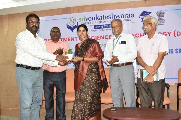 SVCET DST 2 DAYS WORKSHOP FOR SCHOOL TEACHERS ON 22 AND 23-3-2024