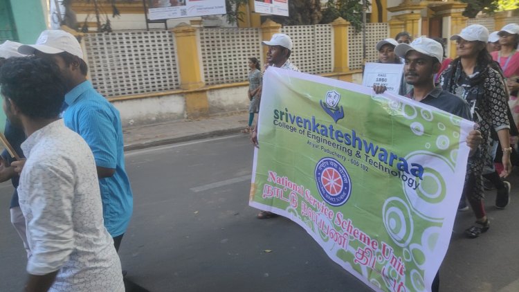 SVCET NSS STUDENTS ELECTION AWARENESS RALLY ON 23.03.2024 Saturday