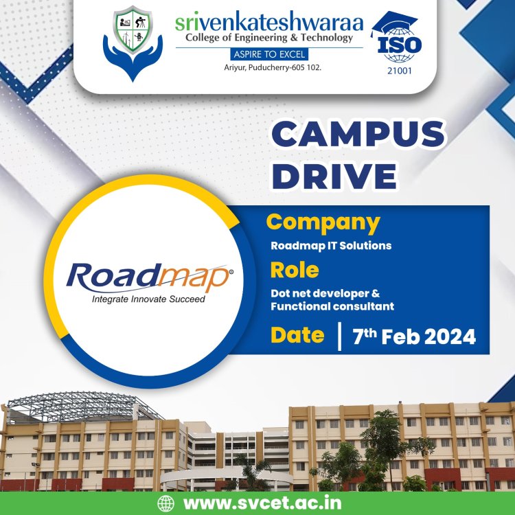 Placement Drives during January to March 2024 at SVCET